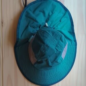 Kids Sunday Afternoon Teal Sun Hat, Medium